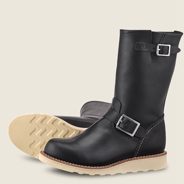 Bottes Red Wing Heritage - Classic Engineer - Tall Boundary Cuir - Noir - Femme 135ESBRMK